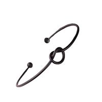 Amlaiworld Fashion Women Bracelets Crystal Rhinestone Charm Cuff Bracelet Bangle Chain Jewelry (Free, Black-1)