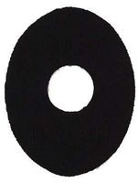 StayPut Adhesive Oval Patch Black- 1"x1" Hole 20 Pack