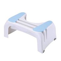 Blue Toilet Seat Footstool Thickening Adult Squatting Children, Pregnant Women, Elderly Toilets Anti-slip Footstool (47.631.521cm)