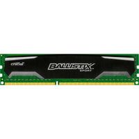 Crucial Ballistix Sport 4GB DDR3 SDRAM Memory Module - 4 GB (1 x 4 GB) - DDR3 SDRAM - 1600 MHz DDR3-1600/PC3-12800 - Non-ECC - Unbuffered - 240-pin - DIMM - BLS4G3D1609DS1S00