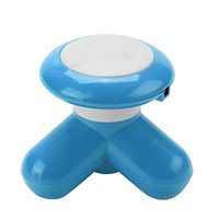Handheld Back Massager, Mini Hand-Held Massager Scalp Head Neck Shoulders Back Hand Held Portable Personal Massager USB Or Battery Powered (Blue)