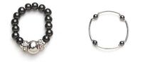 Silver Magnetic Ring and Bracelet Set (Large)