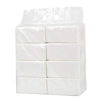 SHUDAGE 8 Packs Multifold Paper Towels With Fast-Drying Absorbency Pockets (white)