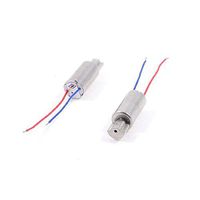 2Pcs DC 1.3V 6mm x 12mm Mini Coreless Vibration Motor for Aircraft Toy