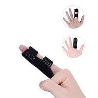 Finger Splint, 2Pcs Trigger Finger, Mallet Finger Brace with Built-in Aluminium Support for Stenosing Tenosynovitis, Arthritis Pain, Sport Injuries, Finger Tendon Release
