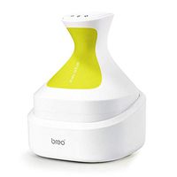 ZH Head Hand Massager Electric Head Scalp Clean Face Neck Back Leg Mini with Waterproof Cordless Portable (Yllow White)