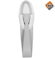 Command 17304 Medium Cord Bundlers with Strips, White, 2 Bundlers and 3 Strips - 4 Pack