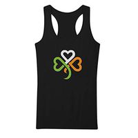 ST. Patrick's Day Women Tank Tops Summer Vest Casual Loose Fashion Clovers Print Comfort Shirts