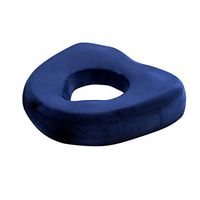 Lifting Cushions Cushion Round Comfortable Breathable Memory Cotton for Postpartum Anti-Decubitus Seat Cushion for Postpartum Hemorrhoids (Color : Blue, Size : 453910cm)