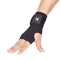 Thx4COPPER Wrist Support -Copper Infused Compression Adjustable Wrist Brace Sleeve-Relief for Carpal Tunnel, RSI, Tendonitis, Arthritis, Wrist Sprains and Fatigue-Ultra Thin