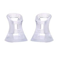 Three Pairs of High Heel Stopper Shoes Heel Protectors Covers Heel, Savers for Grass for Any Wedding Event (Classic,White)