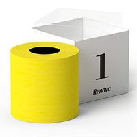 Luxury Scented Colored Toilet Paper Gift Box 1 Roll 3-Ply Bath Tissue (Yellow)