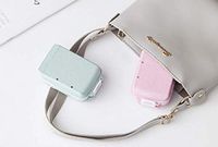 Wheat Straw Pillbox Waterproof Pill Box Compartment Multifunction Pill Box Portable Travel Pill Box Moisture Vitamin Pill Box Airtight Pill Storage Bag Travel Essential Pill Box ，2 Pack,Light Green, P