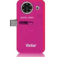 Vivitar DVR-510 Mini Night Vision Camcorder in Pink - DVR510-PINK