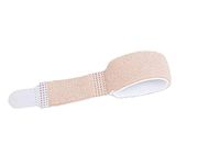 Belloc 2 Pairs Toe Separators - Big Toe Overlap Corrector Finger Splitter Wear Cloth Strip Middle Toe Stretcher Foot Care Tool for Men Women Hammer Toes Yoga Outdoor Sports