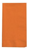 Creative Converting Touch of Color 2-Ply 50 Count Paper Dinner Napkins, Sun-Kissed Orange (67191B)