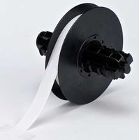 Brady - B30C-500-595-WT - Brady B30C-500-595-WT White Vinyl Continuous Thermal Transfer Printer Label Roll - Indoor/Outdoor - 0.5 in Width - 100 ft Length - B-595