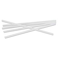 Boardwalk JSTU775T50PK Jumbo Straws 7 3/4" Plastic Translucent Unwrapped 250/Pack