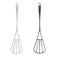 2PCS Multi-Purpose Carpet and Quilt Beater Plastic Long Handle dust Cleaning Beat Tool for Home Cleaning,Gray, White