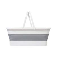 Yg-ct Folding Silicon Mop Bucket Camping Wash Bucket With Handle Collapsible Floor Mop Cleaning Fishing Car Wash Bucket Household Tool (color : 02)