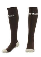 Graduated Compression Socks for Men & Women MDSOX 20-30 mmHg (Brown, XXL) Best Stockings for Nurses, Travel, Running, Maternity Pregnancy, Varicose Veins, Medical, Blood Circulation, Leg Recovery