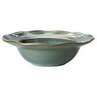 Home big wrist Creative Straw Hat Soup Bowl Green Ceramic Bowls Household Soup Plate Salad Bowls Dessert Bowl Decorative hotel retro soup bowl
