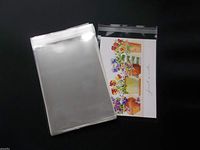 Packaging Bags Suppliers 100 Clear Cello SELF Seal Bags Sleeves ENVELOPES 4-3/4 x 6-1/2 Cards A6