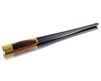 5.9''/150mm New lady's wooden carved cigarette holder, Audrey Hepburn style, fits regular cigarettes.