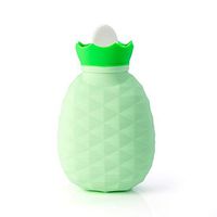 HONGFA Cute Cartoon Hot Water Bottle. Best Gift for Valentine's Day, Thanksgiving Day, Christmas Day … (Green)