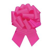 PMU Pull String Bows Fuchsia 8 Inch 20 Loops (2 & 1/2 Inch Ribbon) (10/pkg) Pkg/1