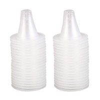 YASUOA 200 Pieces Disposable Ear Thermometer Probe Covers Clear Refill Caps Lens Filters Earcap for Digital Thermometers Disposable Covers Thermoscan Women Men Children Health Examination Kids Sick