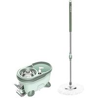 Mop Deep Cleaning Rotating Ping Bucket Foot Hand Pressing Rotary Household Hand Wash Wet And Dry With Bucket