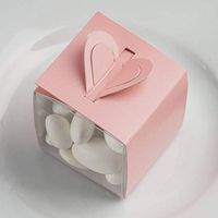 Efavormart Pink Box Wraps for Wedding Event Birthday Party Bridal Shower Anniversary Favor Decor Box Wraps -100pc