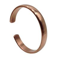 Healing Lama Hand Forged 100% Copper Bracelet. Unisex, Made with Solid and High Gauge Pure Copper. Helps Reducing The Joint Pain and Stiffness, Joint Related Inflammation and Skin Allergies. (Plain)