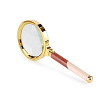 ElectroOptix Magnifying Glass 10 Times Magnifying Glass high-Definition Children's Students with 20 Elderly Old Reading Portable,S