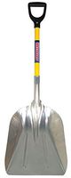 Grain Scoop, 26-1/4 in. Handle, Aluminum