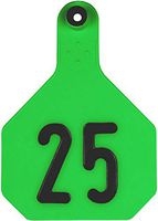 Ytex 4 Star Large Green Cattle Ear Tags Numbered 51-75