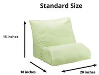 Contour Products Flip Pillow-V with Case, White, Standard