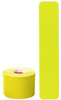Mueller Sports Medicine Kinesiology Tape I-Strip Roll (20 Strips), Yellow, 2" x 9.75"