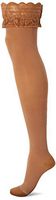 Activa 20-30 mmHg Soft Fit Thigh High with Lace Top Socks, Barely Beige, Queen Size