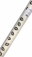 Paperlove 10 Feet of Designer Paper Gift Wrap Roll. Gold Foil Kisses (PLGW75)