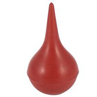 Uxcell US-SA-AJD-56401 90ml 3 oz Large Laboratory Tool Red Rubber Suction Ear Syringe Bulb
