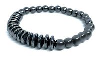 Mashele Mens Beaded Bracelet Gifts - Tiger Eye/Lava Rock/Hematite Stone/Wood/Stress Relief/Strength Adjustable/Aromatherapy Essential Oil Diffuser (Hematite Balance)