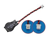 LeFix ML 1220 ML1220 Rechargeable 3V RTC CMOS BIOS Battery with Leads Cable Plug 2 Pins 2 Wires