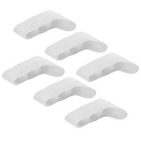 SUPVOX 10pcs Bunion Corrector Hallux Valgus Toe Separators Spreaders Bunion Relief Hammer Toe Straighteners Hallux Valgus Splints (White)