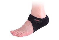 Aider Heel Pad Type 2 - Relief Pain for Plantar Fasciitis, Arch Support with Sock Worn in Shoes, Lightweight and Thin Neoprene Protectors for Men & Women (Large Right)