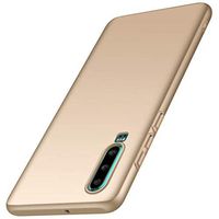 for Huanwei p30 Shockproof Full-Body Protective Case Hard Shell Anuck Soft Silicone Microfiber PC for Samsun S10 (Gold)