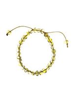 Baltic Amber Adult Adjustable Bracelet by UMAI - Pain Relief for Arthritis, Migraine, Anxiety, Carpal Tunnel (Polished Lemon)