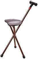 Walking Stick Elderlycrutch Smart Cane Stool Multi-Functional Bindspeaker Adjustable Lamp Holder Light Radio Anti-Slip Elderly Men Ergonomic Design Aluminum Alloy+Rubber