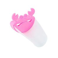 Leyeet 1pc Bathroom Cute Crab Shape Faucet Extender Kid Washing Hands Tap Extension Sink Washroom Supplies (Color : Pink Crab+Transparent)